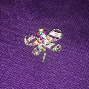 Butterfly Rhinestone Brooch